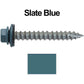 #14 x 2" Metal ROOFING SCREWS - Hex Washer Head - Self starting/self tapping - EPDM washer. Colored head.