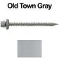 9 x 2-1/2" Stainless Steel Metal Roofing Screws (250) Hex head sheet metal roofing screw. Self-Piercing (SP) tip metal to wood siding screws EPDM washer. All colors are Special Order