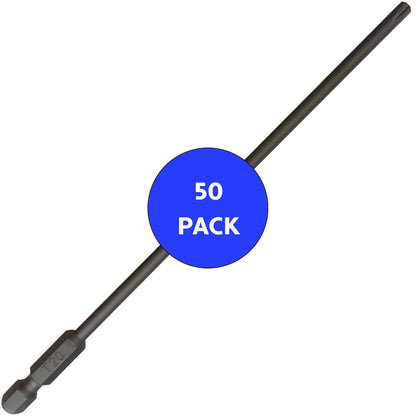 T20 (T-20) Torx/Star Driver Bit - Color Coded Torx/Star Drive Quick Change Shank Bit for Screws and Fasteners Requiring T20 (T-20)