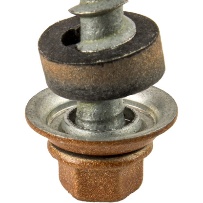 12x1-1/2" Metal Roofing Screw  - PEWTER GRAY (CLEARANCE)