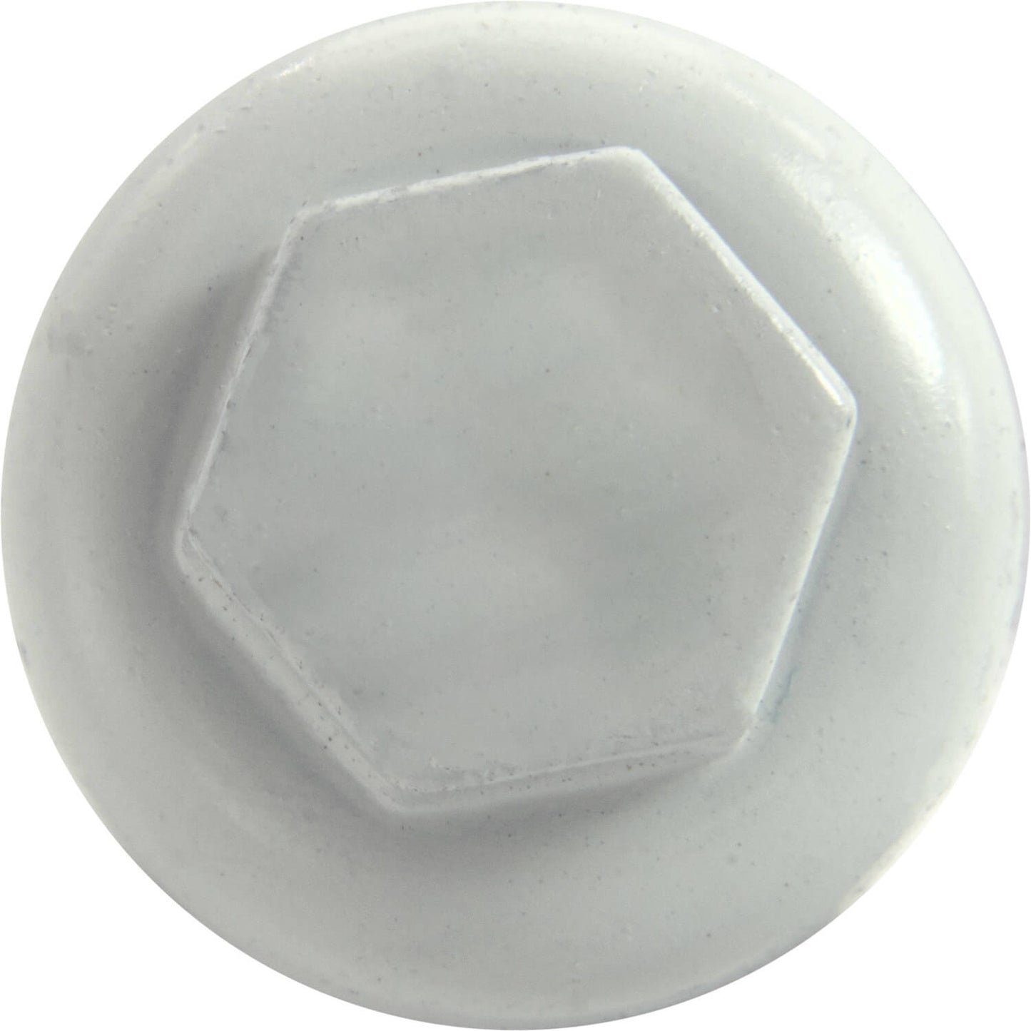 10x2-1/2" HI-LO Zinc Aluminum Cap MINI-DRILLER Metal Roofing Screws  - BRITE WHITE (CLEARANCE)