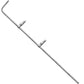 Chain Link Gate Cane Bolt (Single or Double Gate) 1-3/8" X 36"