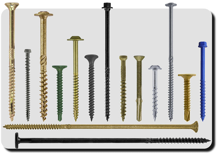Wood & Metal Construction Screws