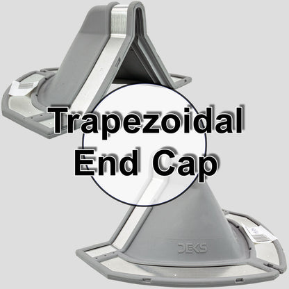 Dektite Universal End Cap - Gray -Universal Trapezoidal SSR End Cap