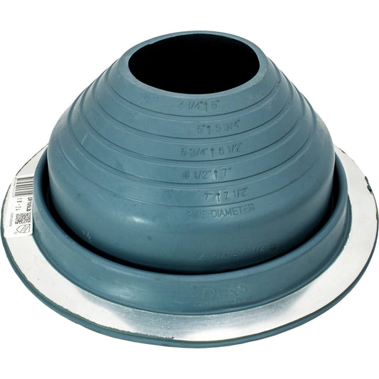 #5 Light Blue Dektite Round Base EPDM Pipe Flashing-DF105LB- Case of 14 (CLEARANCE)