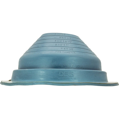 #5 Light Blue Dektite Round Base EPDM Pipe Flashing-DF105LB- Case of 14 (CLEARANCE)