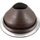 #8 Brown Dektite Round Base Pipe Flashing - DF108BN - Case of 4 (CLEARANCE)