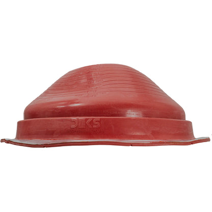 #8 Bright Red Dektite Round Base Pipe Flashing - DF108BR - Case of 7 (CLEARANCE)