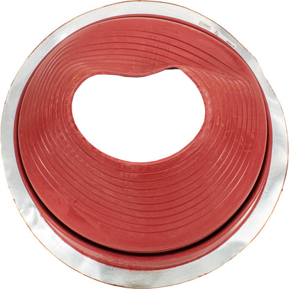 #8 Bright Red Dektite Round Base Pipe Flashing - DF108BR - Case of 7 (CLEARANCE)