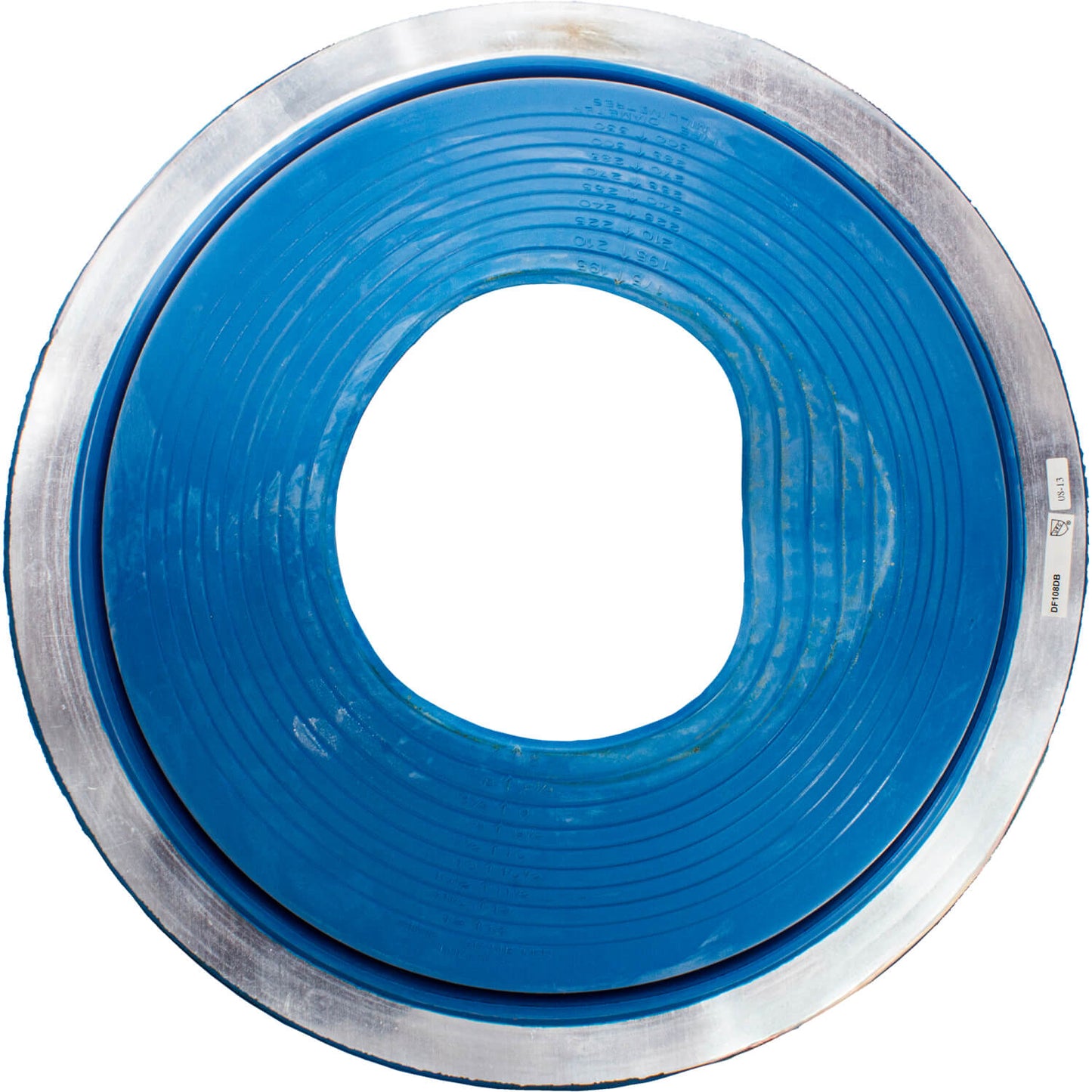 #8 Dark Blue Dektite Round Base Pipe Flashing - DF108DB - Case of 4 (CLEARANCE)