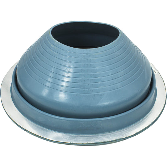 #8 Light Blue Dektite Round Base Pipe Flashing - DF108LB - Case of 3 (CLEARANCE)