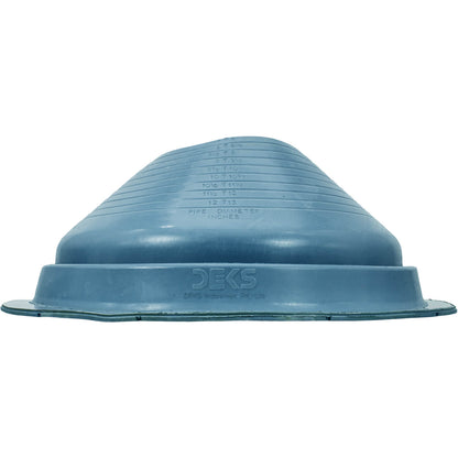#8 Light Blue Dektite Round Base Pipe Flashing - DF108LB - Case of 3 (CLEARANCE)