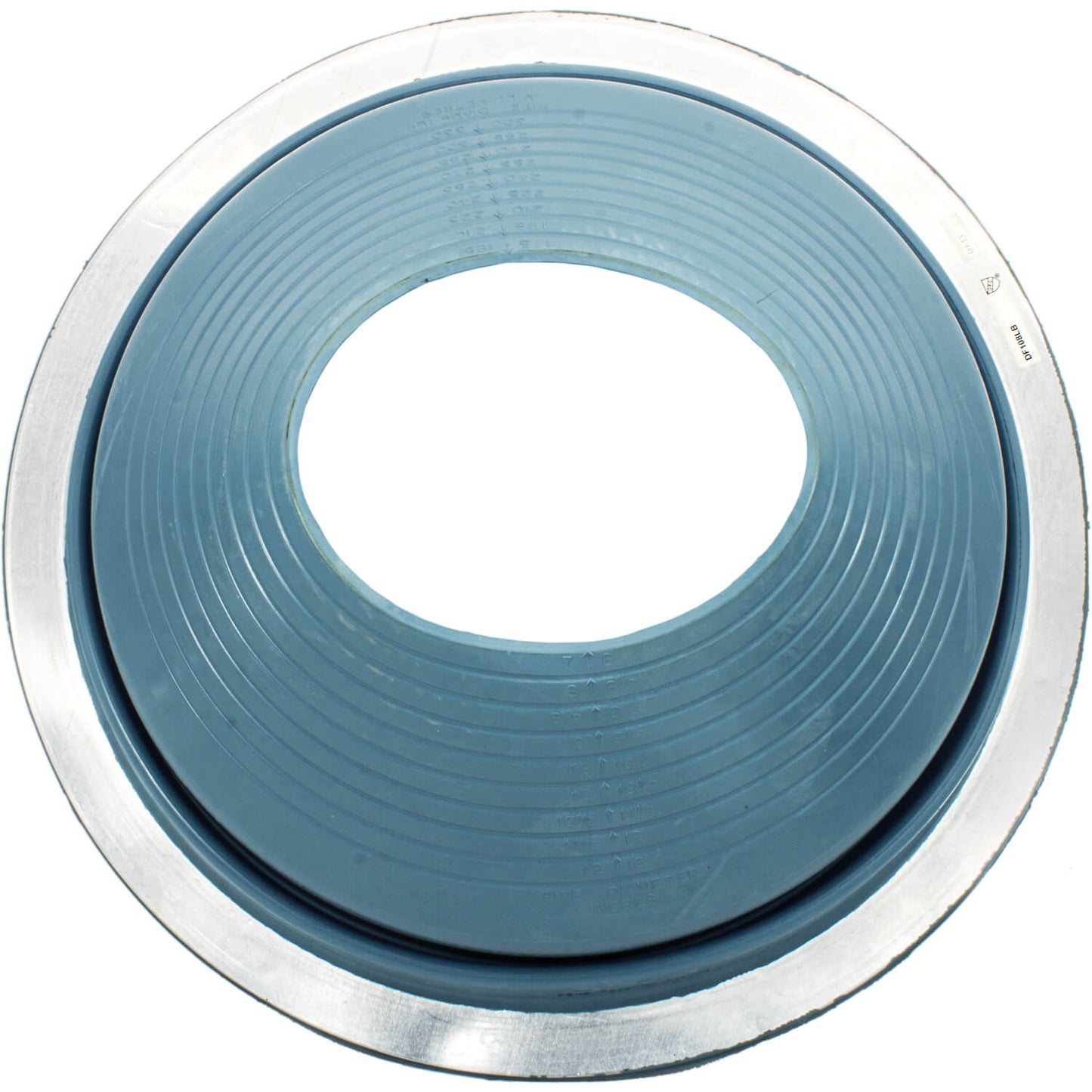 #8 Light Blue Dektite Round Base Pipe Flashing - DF108LB - Case of 3 (CLEARANCE)