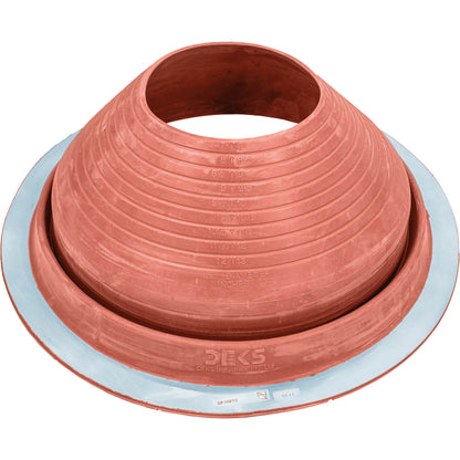#8 Terracotta Dektite Round Base Pipe Flashing - DF108TC - Case of 5 (CLEARANCE)