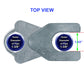 double gate drop rod top view measurments