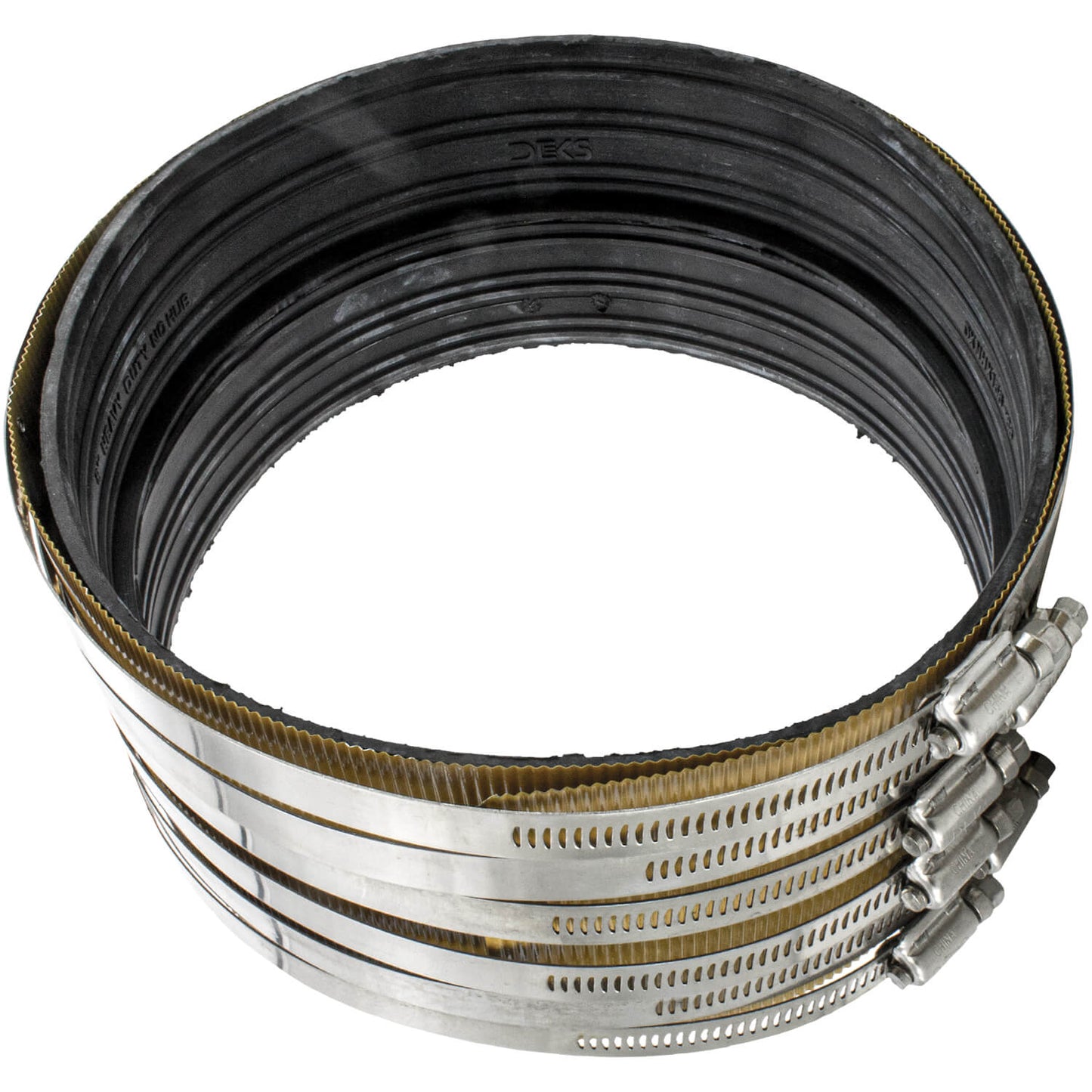 8" x 8" DEKS Stainless Steel No-Hub Coupling - DXNH156-88 - 10 Pack (CLEARANCE)