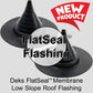 BLACK EPDM Flat Seal for Flat and Low pitch Roofs with Single Ply or Bitumen Coverings FS25-175BU