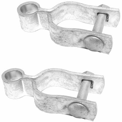 1-3/8" x 1/2" Chain Link Gate Frame Hinge with Bolt – Galvanized (CLEARANCE) - ONLY FITS 1-3/8" FRAMES