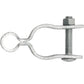 1-3/8" x 1/2" Chain Link Gate Frame Hinge with Bolt – Galvanized (CLEARANCE) - ONLY FITS 1-3/8" FRAMES