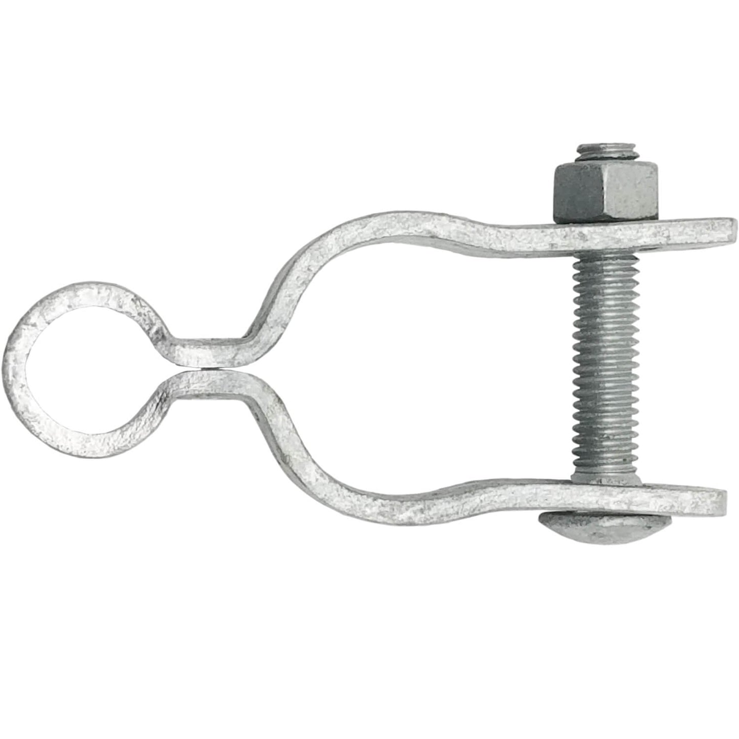 1-3/8" x 1/2" Chain Link Gate Frame Hinge with Bolt – Galvanized (CLEARANCE) - ONLY FITS 1-3/8" FRAMES