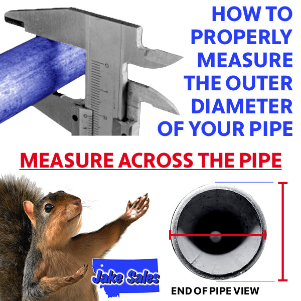 how to measure pipe square