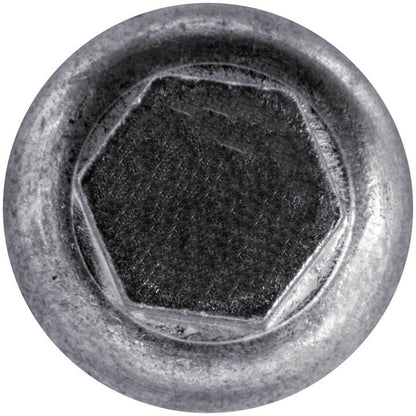 10x1" HI-LO Zinc Aluminum Cap Metal Roofing Screws  - NO PAINT (CLEARANCE)