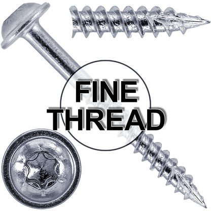 Star Screw - T-20 Torx Pocket Hole Screws for Cabinetry