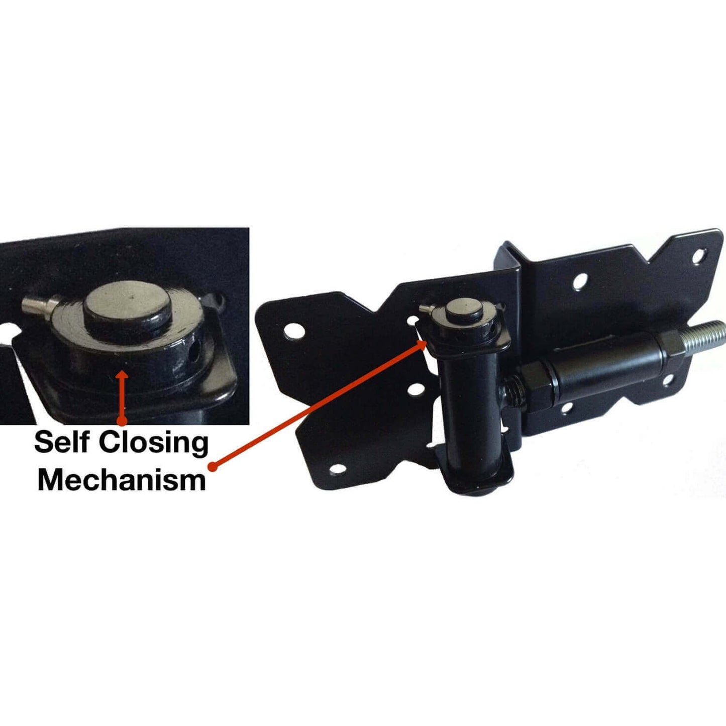 Vinyl Gate Kits in Standard and Self-Closing for Single and Double Gates. Choose from Black or White With or Without Drop Rods. Standard and Extended Gate Latches