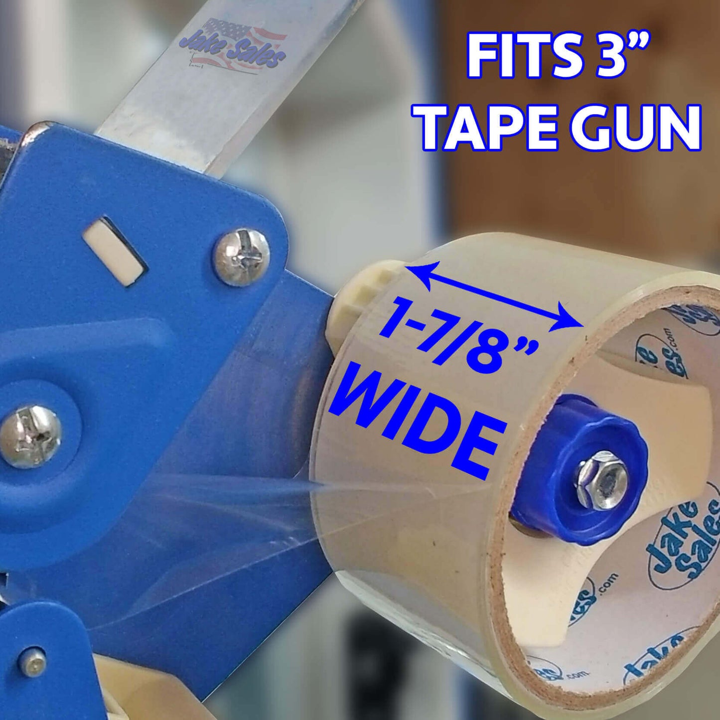 tape in gun.measure