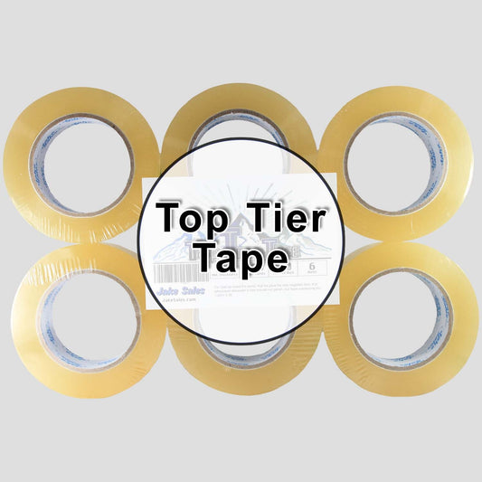 Shipping/Packaging Tape - Clear, Strong 2.7-millimeter Tape, fits in a standard tape gun. 110 Yards or 60 Yards