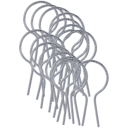 9 Gauge PreFormed Chain Link Fence Twist Tie Wire For Installing Chain Link Mesh. Product Pre-Packaged in Bags of 100 Count