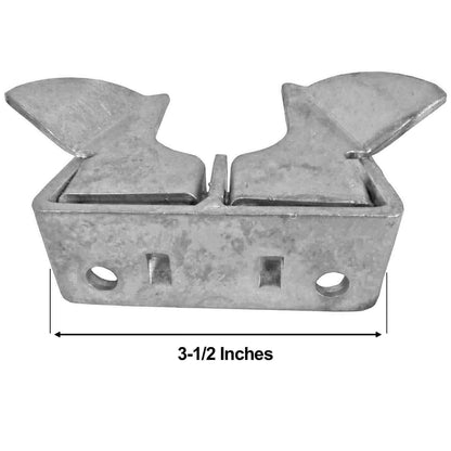 Wood Post Mounted Butterfly Gate Latch - Latch for Wood Fence Gates & Wall Mount Applications