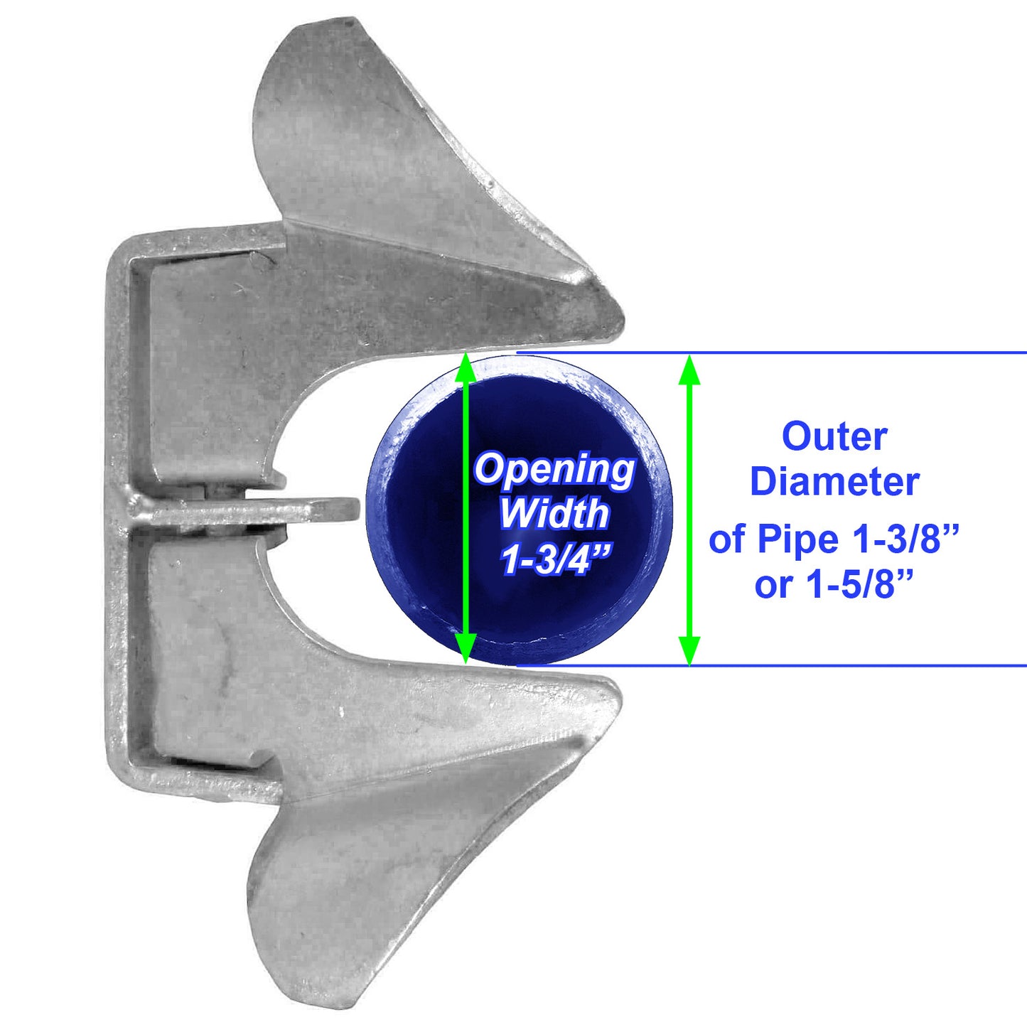 Wood Post Mounted Butterfly Gate Latch - Latch for Wood Fence Gates & Wall Mount Applications
