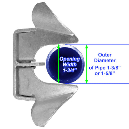 Wood Post Mounted Butterfly Gate Latch - Latch for Wood Fence Gates & Wall Mount Applications