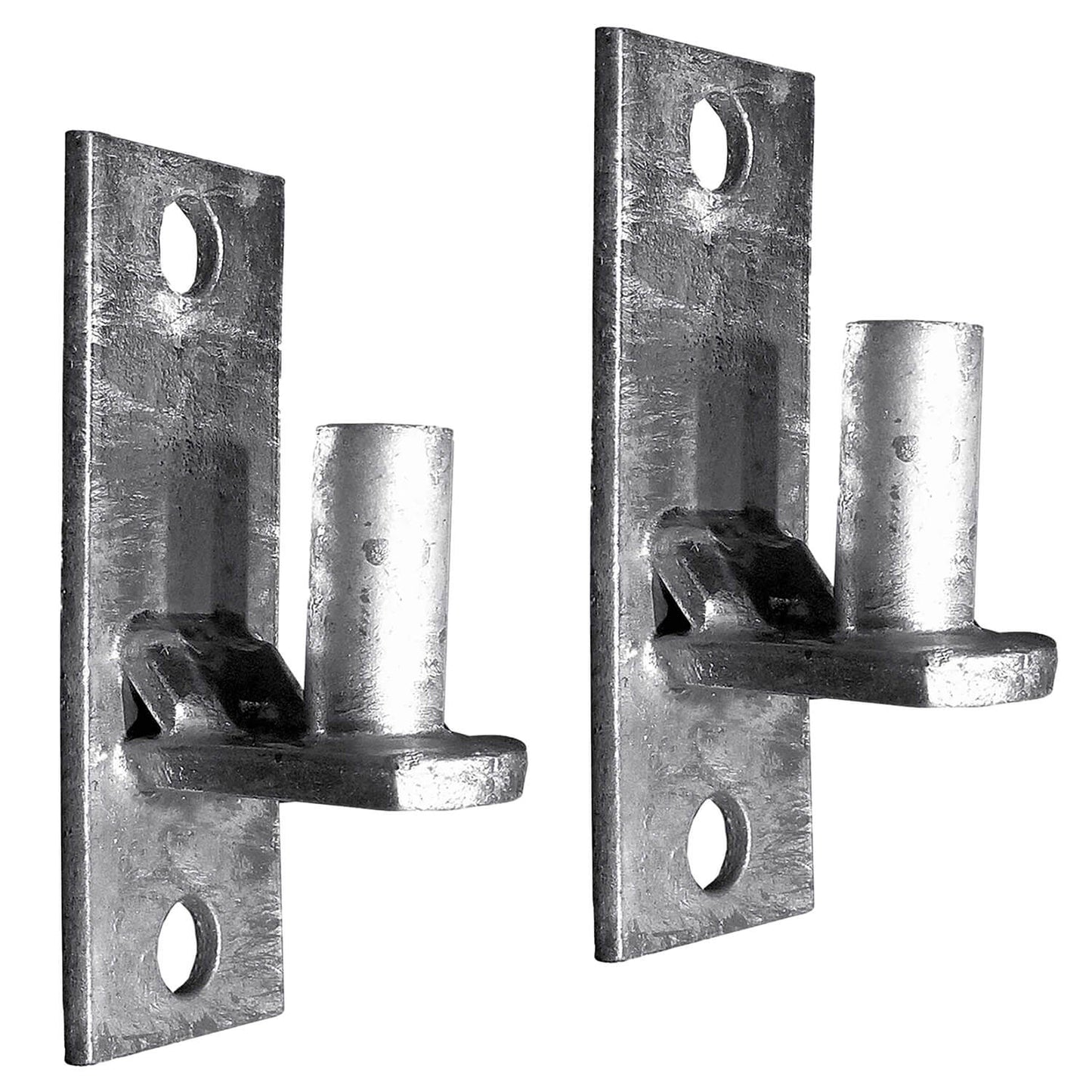 WALL MOUNT FLAT BACK Chain Link Fence Gate Hinge - 5/8 Hinge Pin