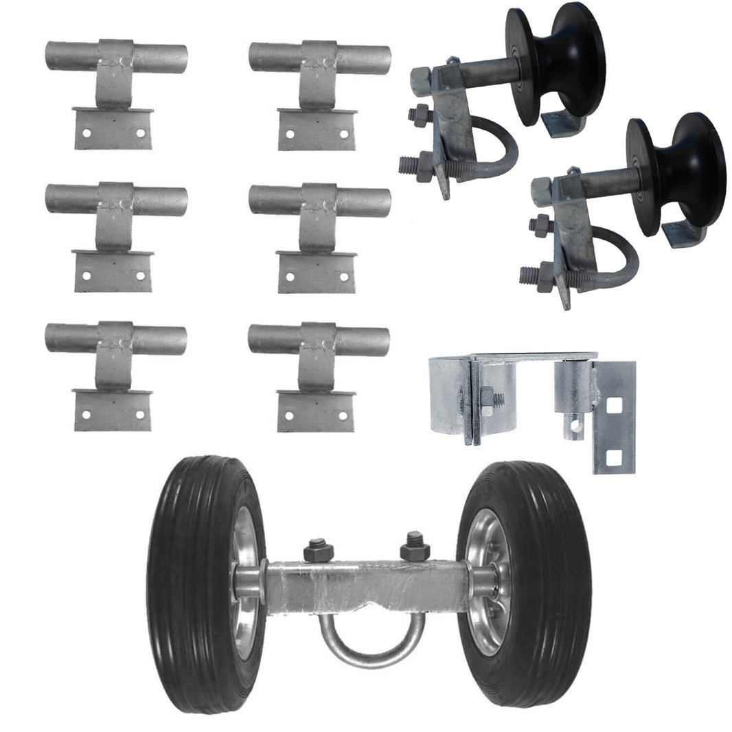 Chain Link Rolling, Sliding Cantilevered Gate Parts – JakeSales.com