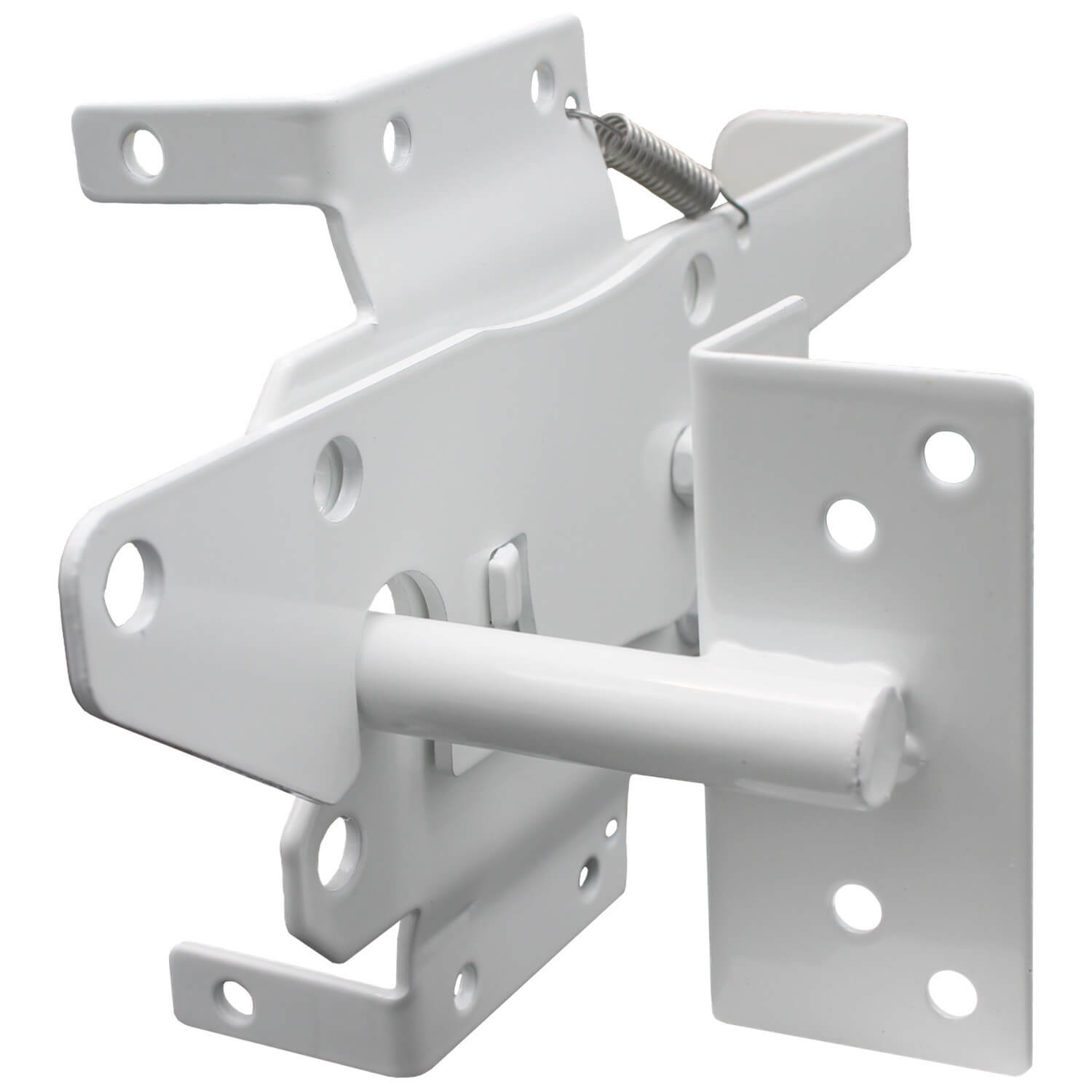 white vinyl latch