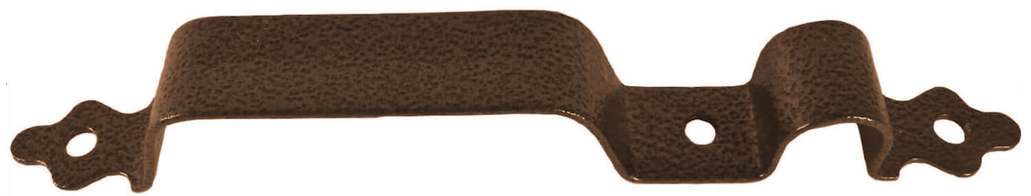 Bronze Western Style Wood Gate Handle - Heavy Duty Powder Coated Steel - 9" Pull with Mounting Screws (CLEARANCE)