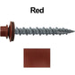 10 x 1-1/2" Metal ROOFING SCREWS - Hex Head Sheet Metal Roof Screw. Self starting metal to wood siding screws. EPDM washer (250 Count)