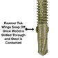 Reamer Tek Torx/Star Head Self-Drilling Wood to Metal Screws - for Flatbeds, Trailers or Fastening Wood to Steel