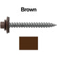 12 x 2" Metal ROOFING SCREWS: (250) Hex ReGrip Sheet Metal Roof Screw. Sharp Point metal to wood siding screws. 9/16" EPDM washer