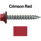 #14 x 1-1/2" Metal ROOFING SCREWS(250) Screws Hex Washer Head Sheet Metal Roof Screw. Self starting/self tapping metal to wood with EPDM washer. Colored head. For corrugated roofing