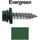 #14 x 1"  Metal ROOFING SCREWS: (250) Screws Hex Head Sheet Metal Roof Screw. Self starting metal to wood sheet metal screws with EPDM washer. For corrugated roofing