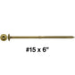 #15 Construction Lag Screw Exterior Coated Torx/Star Drive Heavy Duty Structural Lag Screw - Modified Truss Washer Head