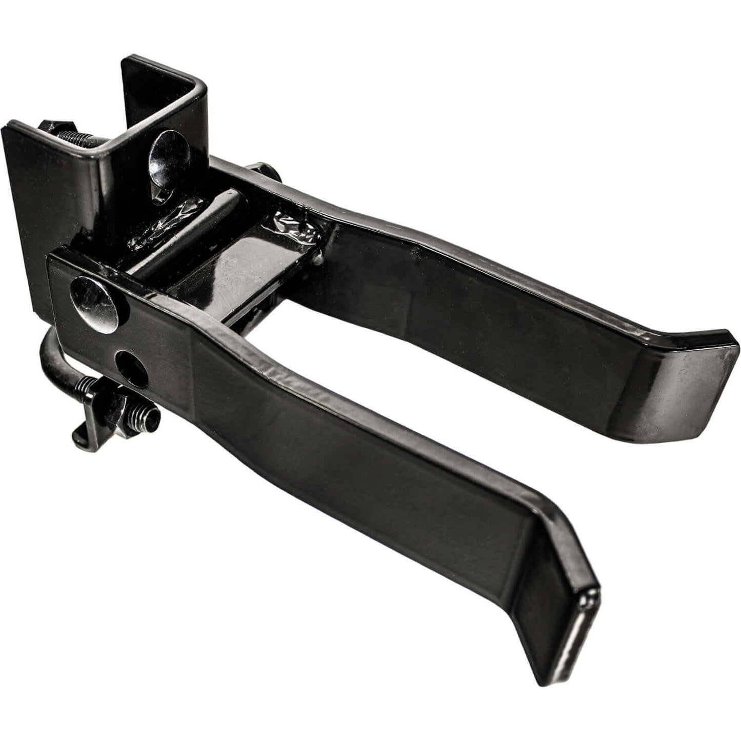 Strong Arm Single Gate Latch - Black - For Gate Frames From 1-5/8" to 2" - Fence Posts 2-3/8", 2-7/8" and 4"