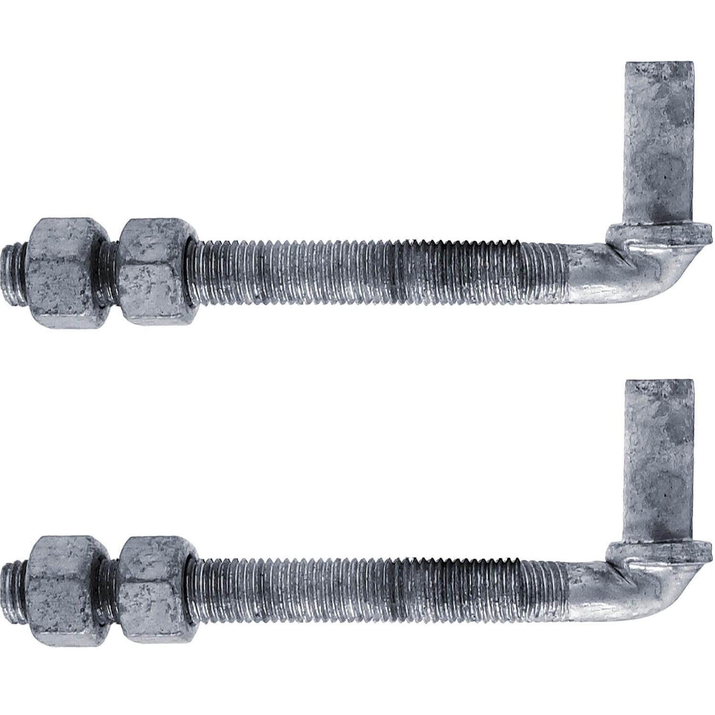 J-Bolt Post Hinge - Hinge Bolts Thru the Post Includes Nuts - J-Bolt Hinge has 5/8" Male Pin - Fence Bolt Though Post Hinge