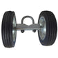 Gate Wheel Carriers for Chain Link Fence Rolling/Sliding Gates. Various Styles and Widths, Hard Rubber Wheels and Pneumatic Rubber Wheels