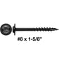 #8 Round Washer Head Truss Head Screw. Torx/Star Drive Head Wood Screws. Multipurpose Cabinet, Furniture, Siding and Trim and General Construction