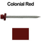9 x 2-1/2" Stainless Steel Metal Roofing Screws (250) Hex head sheet metal roofing screw. Self-Piercing (SP) tip metal to wood siding screws EPDM washer. All colors are Special Order