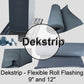 DEKSTRIP FLEXIBLE PIPE FLASHING - EPDM Flexible Pipe Flash Dekstrip(one-size-fits-all)  Roof Jack Pipe Boot onsite adjustable,attaches easily with roof screws